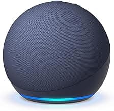 Echo Dot (newest model) - Vibrant sounding speaker, Designed for Alexa+, Great for bedrooms, dining rooms and offices, Deep Sea Blue