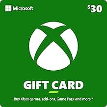 Xbox US$30 Gift Card