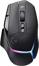 Logitech G502 X Plus Wireless Gaming Mouse: Optical Switches, LIGHTSYNC RGB, 13 Buttons, Infinite Scroll Toggle, Up to 130hr Battery, USB-C, PowerPlay Wireless Charging, PC/MacOS - Black