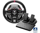 Thrustmaster T128 Racing Wheel & Pedal Set for PS5, PS4 and PC – Force Feedback Gaming Steering Wheel for Driving Simulator