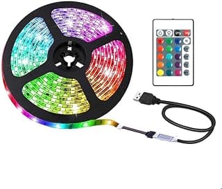 USB LED Colour Changing Strip Lights with…