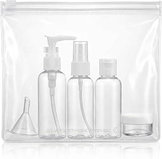 NAEEM SONS 5x Travel Bottles Set for…