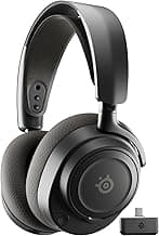 Arctis Nova 7 Wireless Gen 2 Gaming Headset - Real-Time App Control, 50+ HR Play, Neodymium Drivers, Mix 2.4GHz/Bluetooth, PC, PS5, PS4, Switch 1/2, Mobile - Black