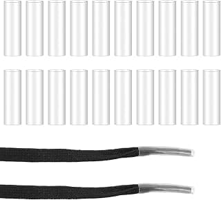 20 Pcs Clear Heat Shrink Shoelace Ends 1"…