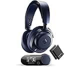 SteelSeries Arctis Nova Pro Omni - Hi-Res Wireless Gaming Headset, 96kHz/24bit, ANC, ClearCast Pro Mic, AI Noise Rejection, Mobile App, Mix 2.4GHz + BT, OmniPlay PC+PlayStation+Xbox - Midnight Blue