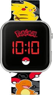 Pokémon Black LED Watch with Printed…