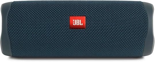 FLIP 5, Waterproof Portable Bluetooth Speaker, Blue, 3.6 x 3.6 x 8.5