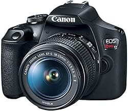 EOS Rebel T7 DSLR Camera EF-S 18-55mm f/3.5-5.6 is II Lens Kit, 24.1 Megapixel CMOS (APS-C) Sensor, Full HD Videos, Built-in Wi-Fi, Beginner Photographers, Digital Camera, Black