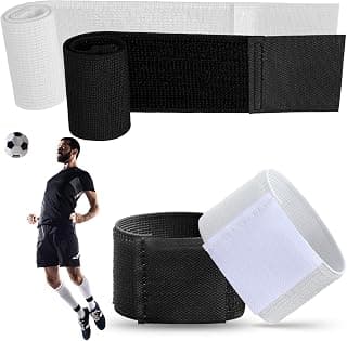 Grevosea 4 Pcs Soccer Shin Guard Straps