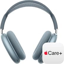 AirPods Max 2 Wireless Over-Ear Headphones, Active Noise Cancellation, Adaptive Audio, Personalized Spatial Audio, Live Translation, Bluetooth Headphones – Blue with AppleCare+ (2 years)