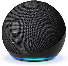 Echo Dot (newest model) - Vibrant sounding speaker, Designed for Alexa+, Great for bedrooms, dining rooms and offices, Charcoal