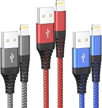 iPhone Charger Cable 3Pack 1M/3FT MFi…