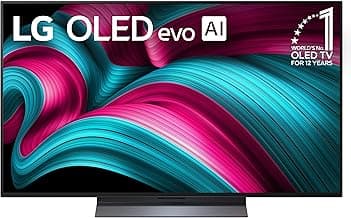 48-Inch Class OLED evo AI Super Upscaling 4K C5 Series Smart TV w/Dolby Atmos & Vision, HDR10, Filmmaker Mode, Wow Orchestra, Alexa Built-in (OLED48C5PUA, 2025)