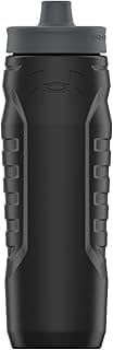 Under Armour Squeeze Water Bottles, 32 oz Water Bottles, Sideline Sports Water Bottle with Quick-Shot Lid, Quick & Easy Hydration, Gym Water Bottles, Squeeze Bottle, 1 32oz Bottle