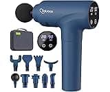 cotsoco Massage Gun Deep Tissue, Fathers Day Dad Gifts, Muscle Massage Gun with 9 Attachment Heads 20 Speeds & Silent Brushless Motor for Pain Relief, Handheld Percussion Back Massager Gun