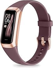 Fitness Tracker with Step Counter/Calories/Stopwatch, Activity Tracker, Health Tracker with Heart Rate Monitor, Sleep Tracker,1.10''AMOLED Touch Color Screen, Pedometer Watch for Women Men