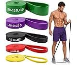 Renoj Resistance Bands for Working Out, 5 Levels Pull Up Assistance Bands Set for Workout, Exercise, Home Gym & Strength Training