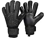 Renegade GK Fury Goalie Gloves with Microbe-Guard - Adult, Youth, Kids (Sizes 6-11) Pro-Tek Fingersaves & 4+3MM Giga Grip | High Performance Pro-Level Goalkeeper Glove | Based in USA